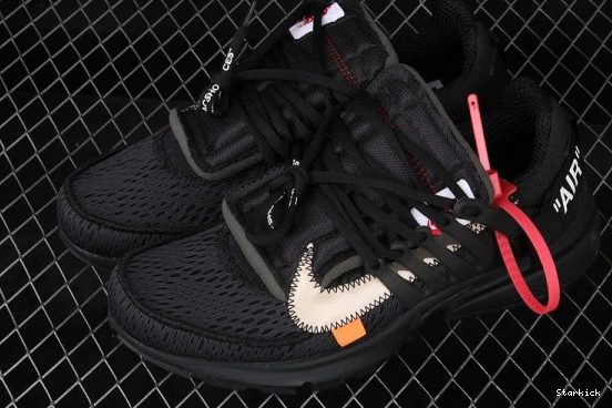 x O-W Black Air AA3830-002 Nike Presto 0220